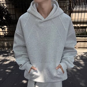 6w件+330g华棉 2026春款男潮牌套头连帽卫衣 高街 WY617 特P28图片