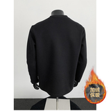 1w+420g华棉加绒2026春款解构拼接长袖T恤假模特T2596-JR特P23，男装T恤，电商A030