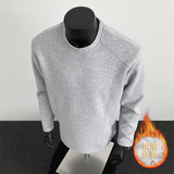 1w+420g华棉加绒2026春款解构拼接长袖T恤假模特T2596-JR特P23，男装T恤，电商A030