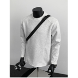 2026春款280g解构拼接长袖T恤男款打底套头华棉假模特T2596P18，男装T恤，电商A030