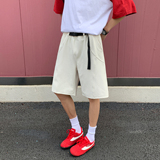 3千件米通格320g2026春款美式拼接直筒短裤户外模特DK021P28控59，男装牛仔裤，电商A030