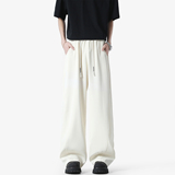 2k件+2026春款垂感宽松卫裤男大码弯刀休闲裤无影墙K8009特P28，男装休闲裤，电商A030