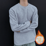 1w+420g华棉加绒2026春款解构拼接长袖T恤高街T2596-JR特P23，男装T恤，电商A030