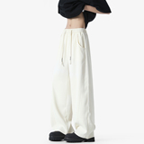 2k件+2026春款垂感宽松卫裤男大码弯刀休闲裤无影墙K8009特P28，男装休闲裤，电商A030