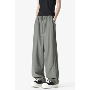 2w+220g锦纶冰丝2026春透气激光打孔休闲冰丝裤K170 无影墙 特P28，男装休闲裤，电商A030