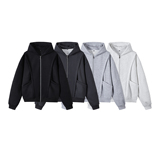 5k件+420g华棉2026春设计感双拉链连帽卫衣外套无影墙WY607特P45，女装短外套，电商A030