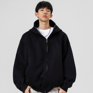 5k件+400g华棉 2026春款结构线连帽卫衣外套 无影墙 WY605 特P38，女装短外套，电商A030