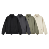 2k件+320g华棉2026春款休闲美式打底立领卫衣假模特WY780P35，男装T恤，电商A030