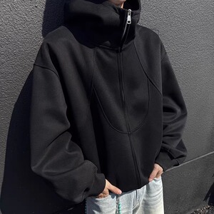 5k件+400g华棉 2026春款结构线连帽卫衣外套 高街 WY605 特P38图片