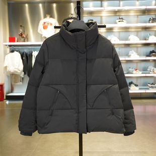 李宁短羽绒服女子2023冬季新款健身系列宽松鸭绒保暖外套AYMT096