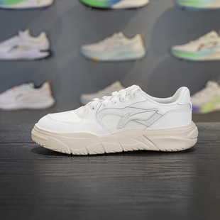 李宁板鞋男女同款2025夏季新品低帮复古百搭透气休闲鞋AGCV073