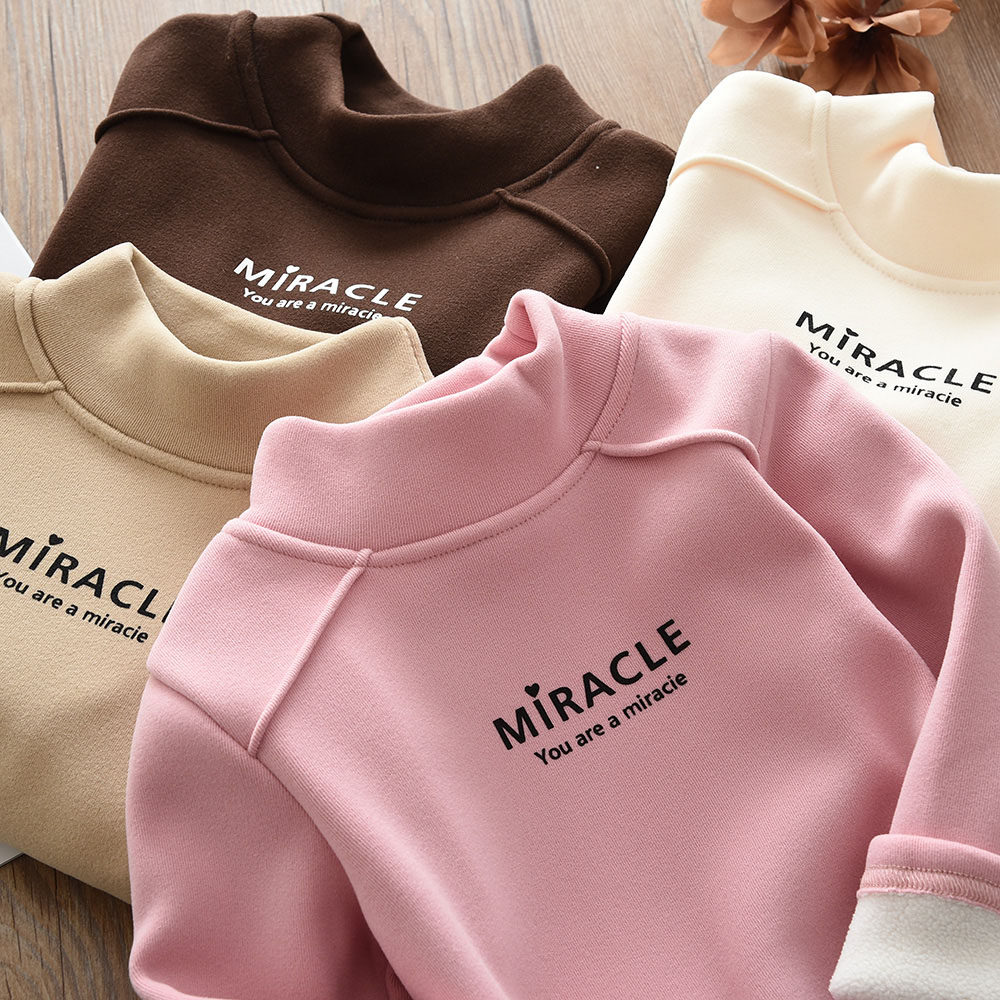 一体绒加厚女童打底衫儿童半高领弹力T恤保暖上衣中大童内穿外穿,童装/婴儿装/亲子装,T恤,淘宝优惠券,粉丝福利购,淘宝优惠卷