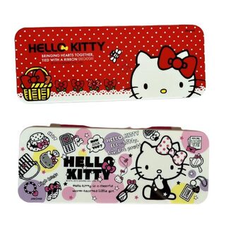 韩国进口Hello Kitty小学生铅笔盒幼儿园儿童两层可爱塑料文具盒