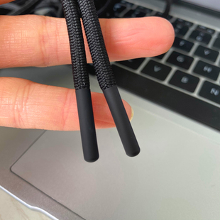 抖音CHIC潮品橡胶手感漆卡扣优质紧涤纶圆绳卫衣外套帽绳抽腰裤带