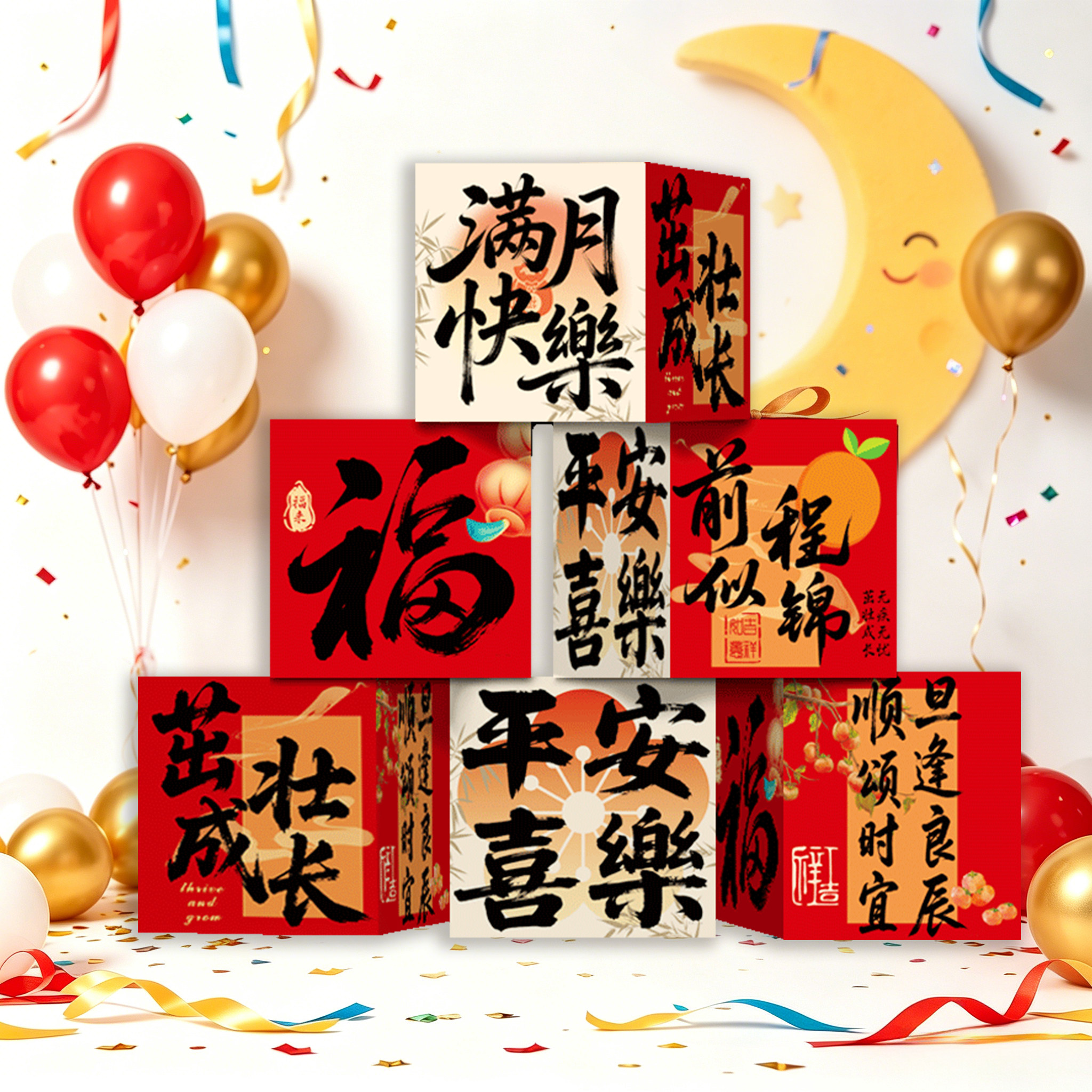 满月宴地堆盒30天宴会堆堆盒客厅