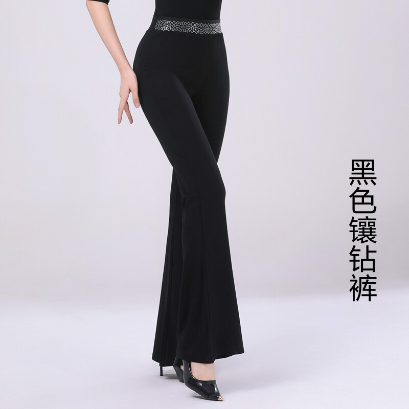 现代舞舞蹈裤女中国古典练功服专业形体训练微喇跳舞裤子艺考推荐