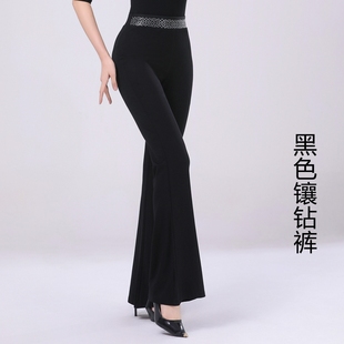 子艺考推荐 现代舞舞蹈裤 女中国古典练功服专业形体训练微喇跳舞裤