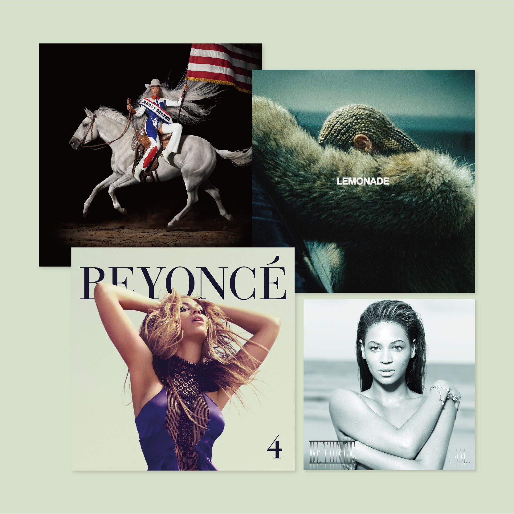 Beyoncé碧昂丝专辑海报满5送1