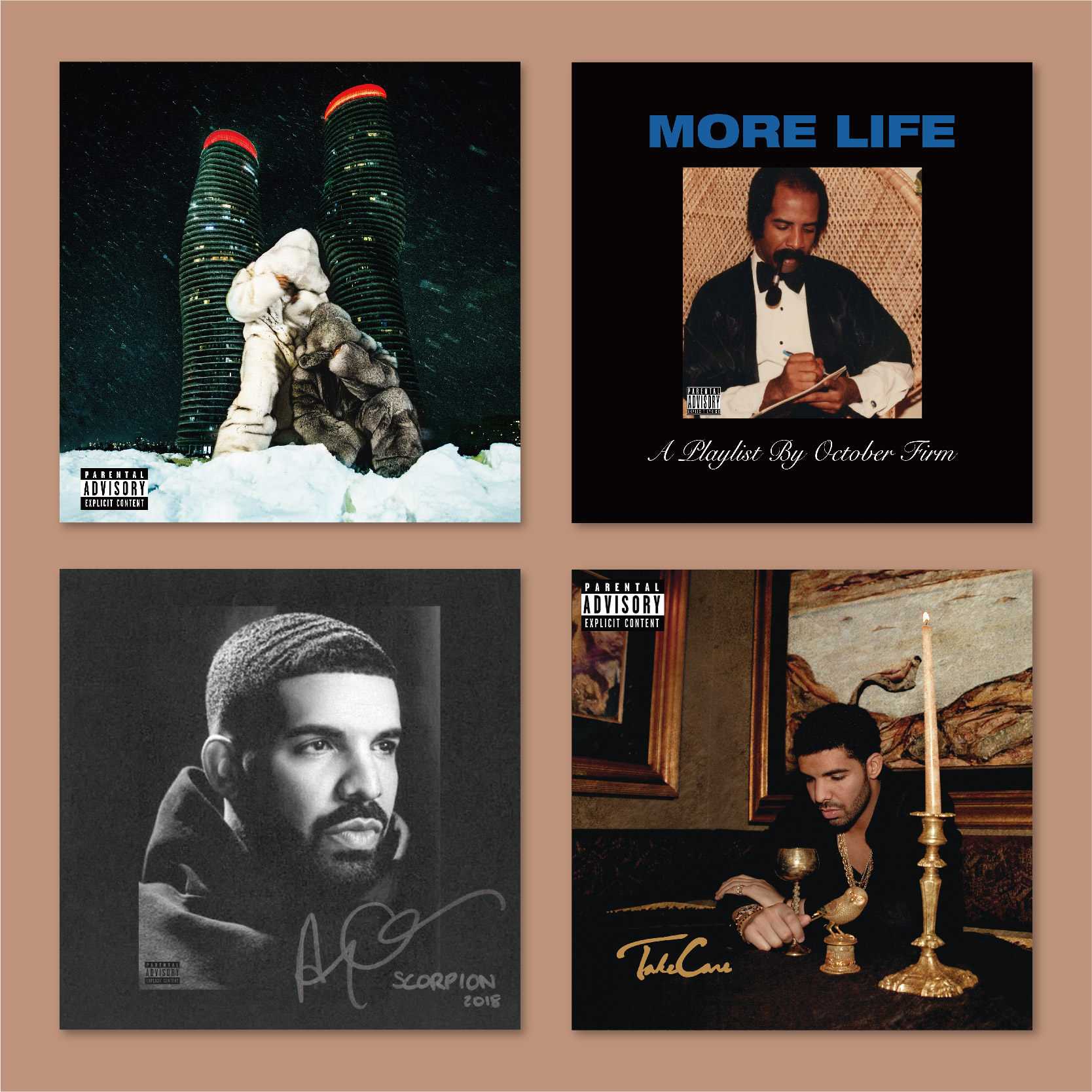 Drake公鸭说唱专辑封面海报卧室宿舍房间装饰画墙贴无框画挂画,家居饰品,现代装饰画,淘宝优惠券,粉丝福利购,淘宝优惠卷