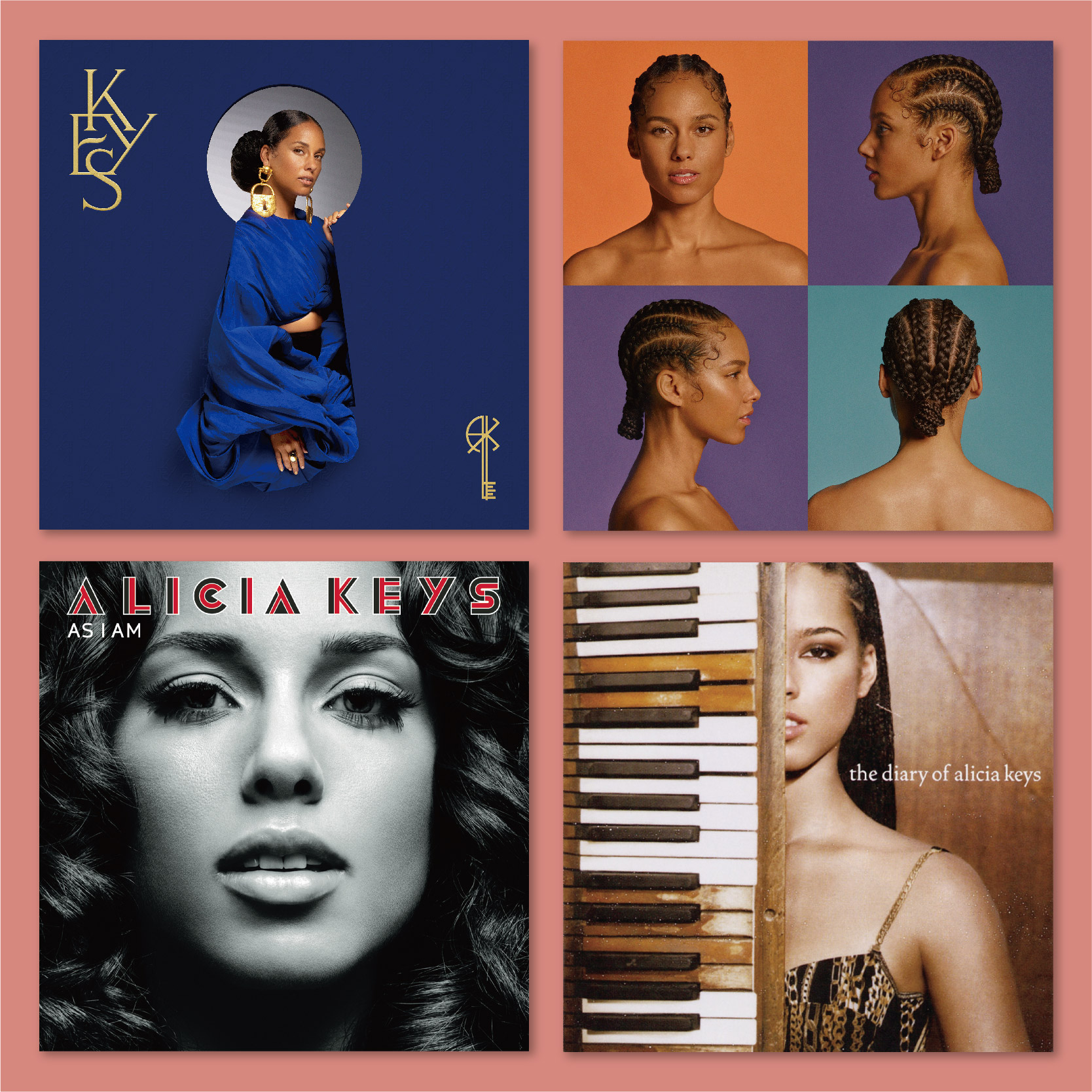 AliciaKeys枪姐专辑封面海报