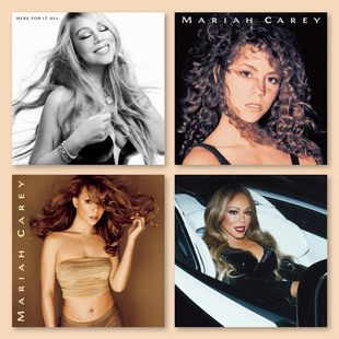 饰贴墙照片 饰画墙贴装 Mariah Carey玛丽亚凯莉牛姐专辑封面海报装