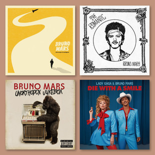 Bruno Mars火星哥音乐专辑封面海报卧室房间装饰画墙贴无框画挂画