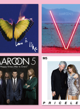 Maroon5魔力红专辑封面海报卧室房间床头装饰画墙贴无框画挂画