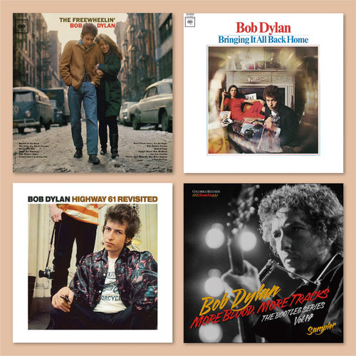 BobDylan音乐专辑封面海报5送1