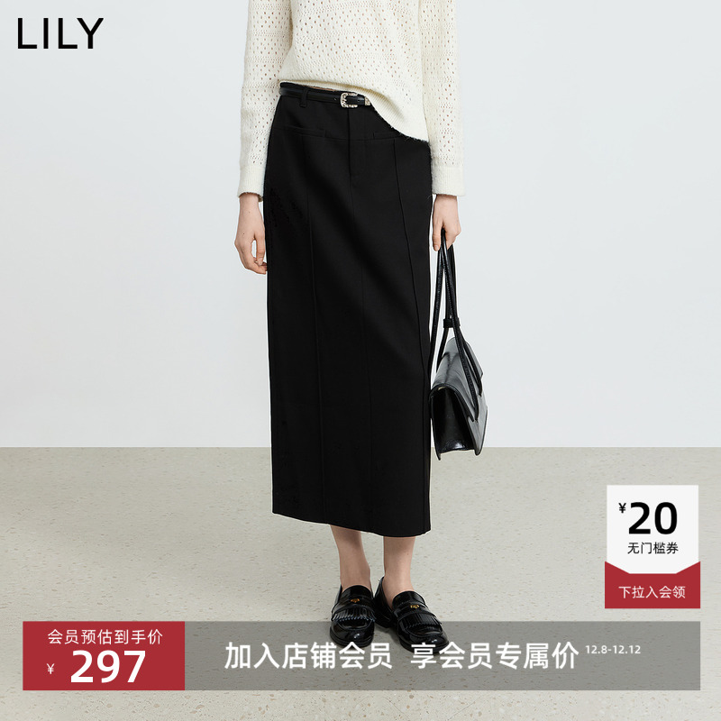 LILY通勤显瘦女装弹力新款半身裙