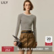 百搭针织衫 打底 女装 绵羊毛山羊绒修身 商场同款 LILY冬新款