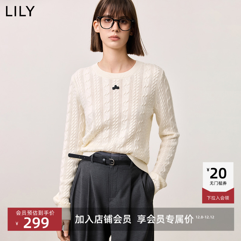 LILY套头内搭打底衫经典针织衫