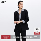 正肩一粒扣收腰通勤休闲西服高级感西装 LILY2026春新款 经典 外套女