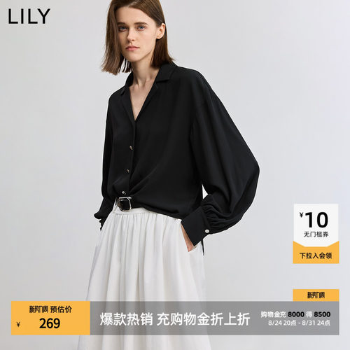 LILY通勤新款古巴休闲外套衬衫