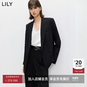 老钱风复古小个子气质通勤休闲高级感西装 LILY2026春新款 女装 外套