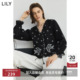 衬衫 LILY2025新款 棉麻波嬉风花边设计感波西米亚绣花V领长袖 女