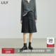 复古气质通勤微A字半身裙中长裙 女装 商场同款 LILY2025秋新款