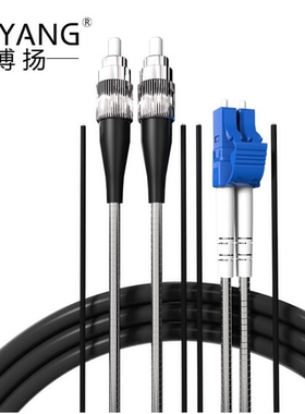 博扬（BOYANG）BY-Y40352S 电信级光纤跳线fc-lc 单模双工 40米