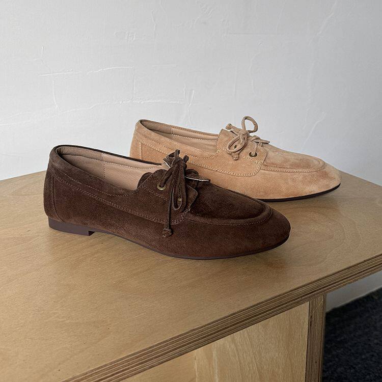 圆头平跟TPR(牛筋）胶粘鞋头层猪皮牛津鞋/布洛克鞋/德比鞋