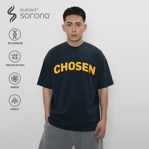 TOPTIERBRO索罗娜凉感印花T恤