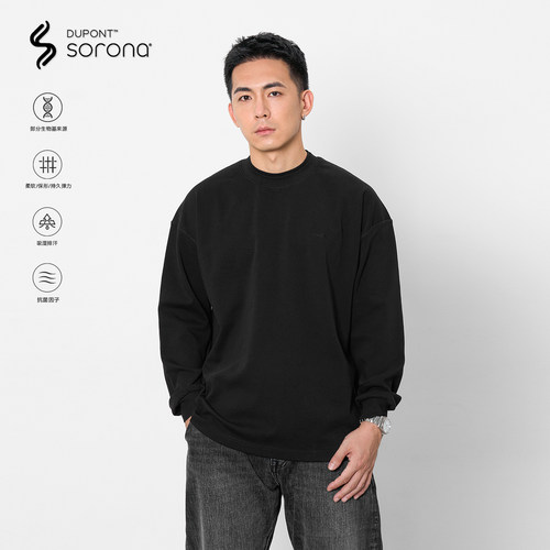 TOPTIERBRO索罗娜双层领T恤