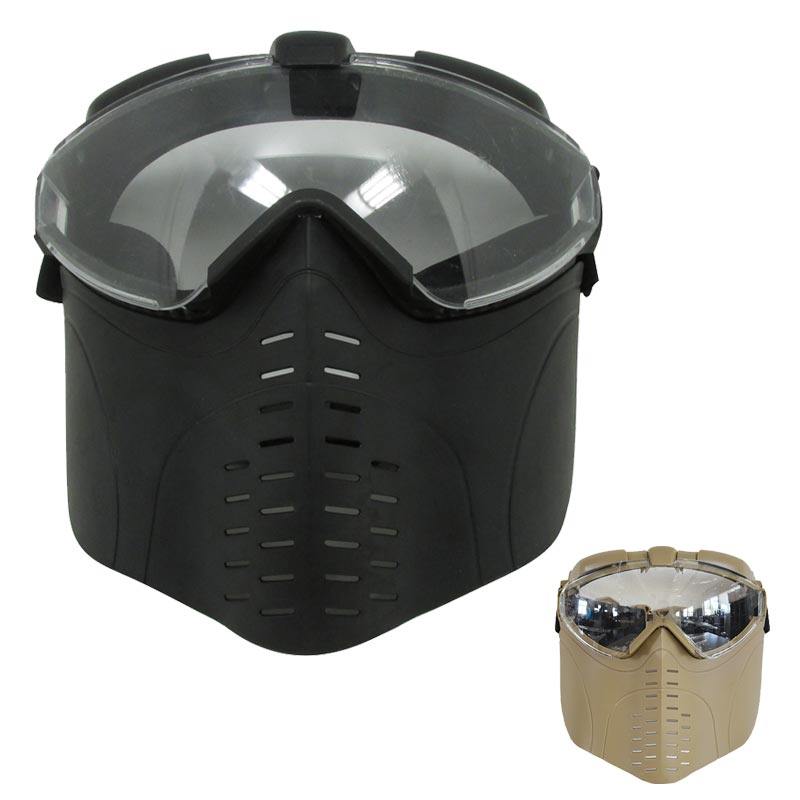 包邮新款马路易带镜片中性全脸CS野战套装防护面罩特种兵美军装备,户外/登山/野营/旅行用品,面罩,淘宝优惠券,粉丝福利购,淘宝优惠卷