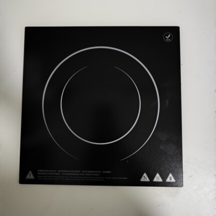 商用电磁炉维修配件直径圆形微晶板方型黑晶板包邮送胶