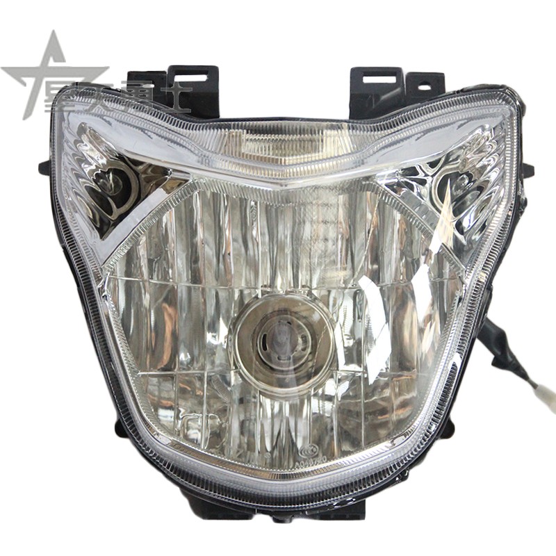 适用豪爵摩托车超级骊爽HJ150-8/HJ125-20前照车灯大灯总成DA150S