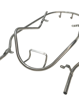 适用豪爵宇钻E鹰钻EHJ125T-10H/10D/10K保险杠前后不锈钢护杠护杆