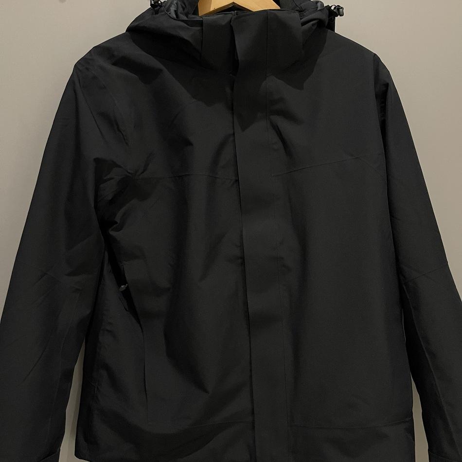 仿棉感防风雨冲锋衣通勤户外男士