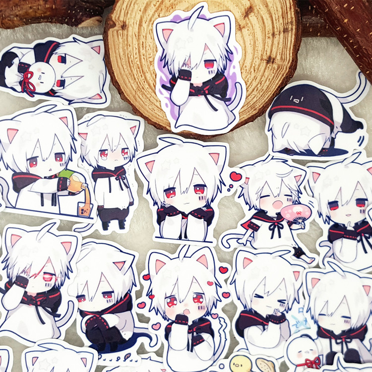 Mafumafu01 手帐贴纸自制日本line表情手账周边diy装饰贴纸包