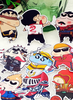 手帐贴纸自制手账周边diy装饰相册贴纸蜡笔小新cosplay英雄联盟01