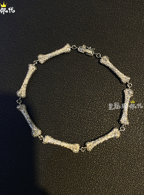 EYEFUNNY18k白金骨头手链