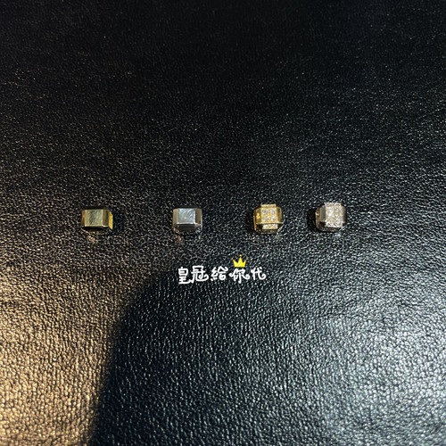 eyefunny18K金镶钻分隔珠吊坠