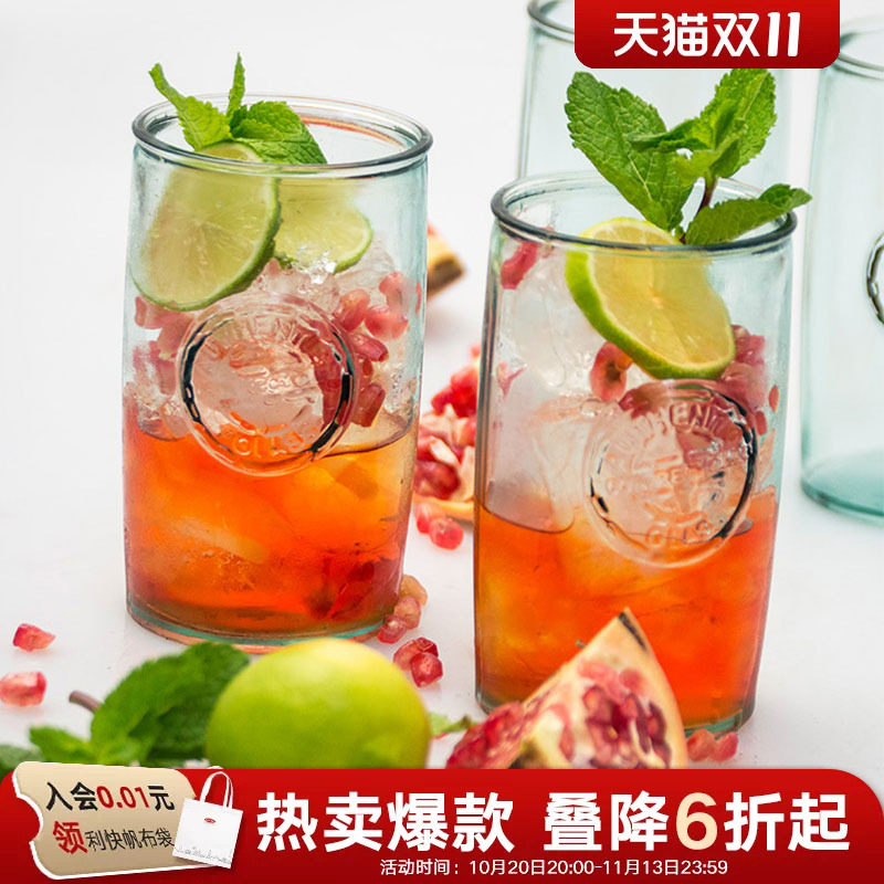 西班牙进口印章玻璃杯六件套